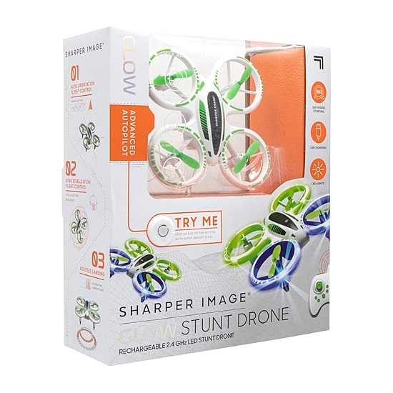 Sharper Image® Glow Up LED Mini Stunt Drone