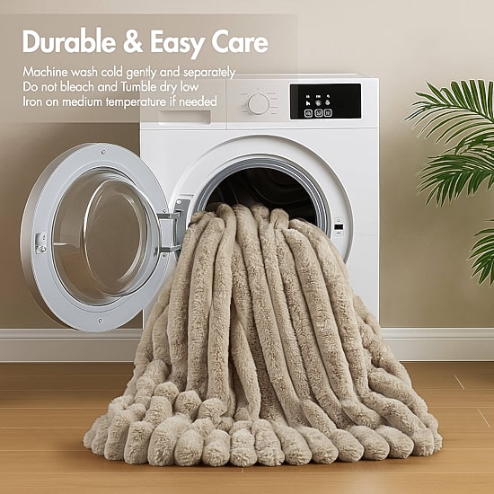 Madison Park Dahlia Faux Fur 3-pc. Midweight Comforter Set