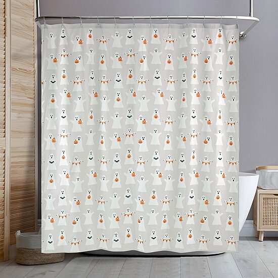 Avanti Ghost Boo Shower Curtain