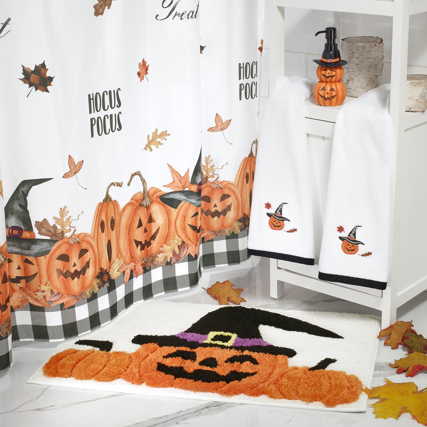 Avanti Pumpkin Patch 2 Pack Hand Towel