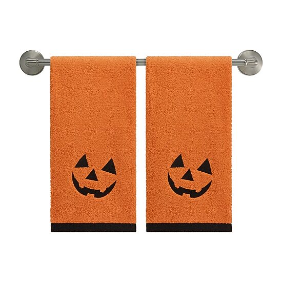 Avanti Jack O Lantern 2 Pack Hand Towel