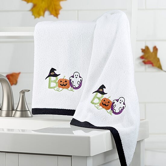 Avanti Colorful Boo 2 Pack Hand Towel