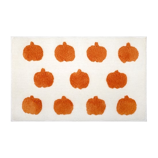 Avanti Alloever Pumpkins Bath Rug
