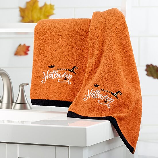 Avanti Happy Halloween Icons 2 Pack Hand Towel