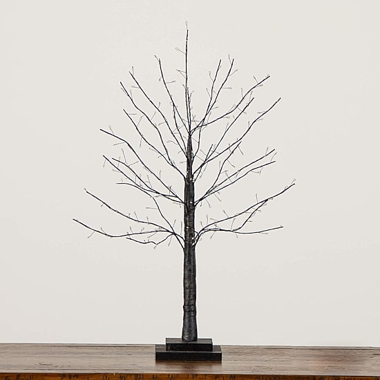 Nearly Natural 2ft Pre-Lit Halloween Twig Lighted Indoor Artificial Tree