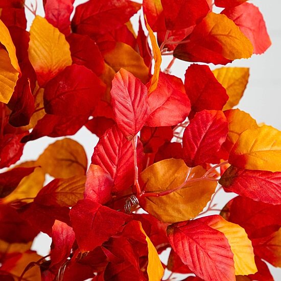 Nearly Natural 4ft Pre-Lit Autumn Lighted Indoor Artificial Tree