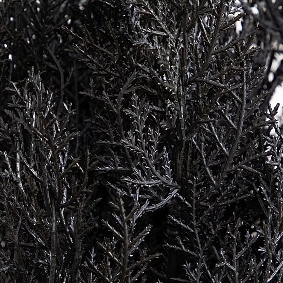 Nearly Natural Halloween Black Cedar Indoor Outdoor Artificial Tree