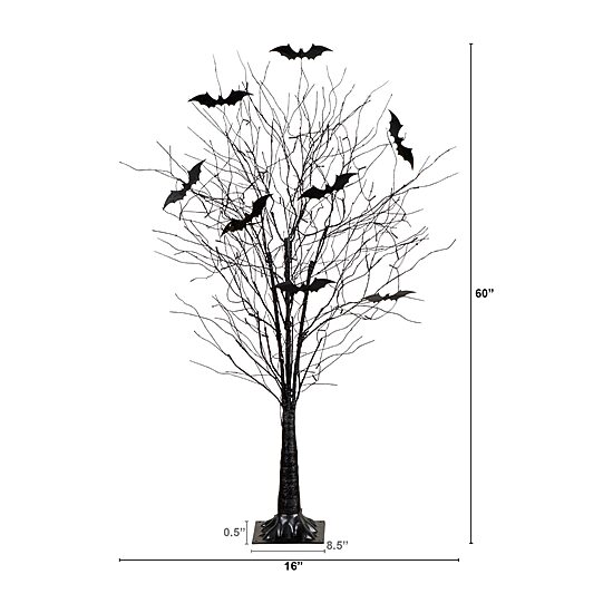 Nearly Natural Lighted Indoor Artificial Tree