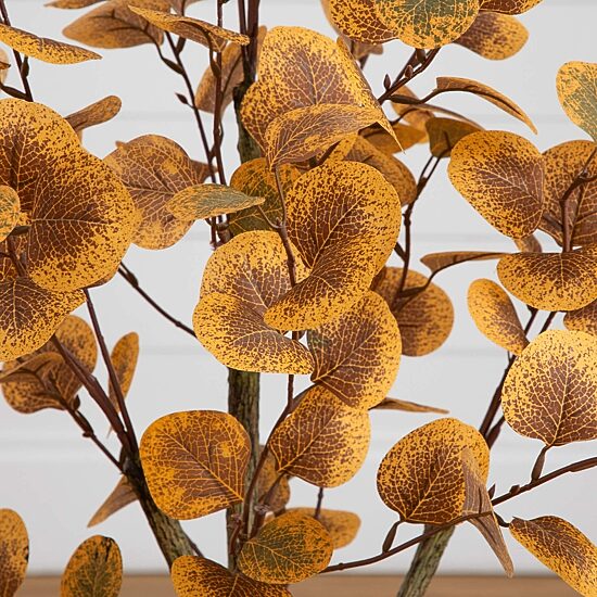 Nearly Natural 3ft Autumn Eucalyptus Indoor Artificial Tree