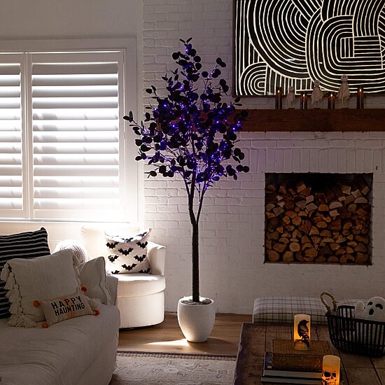 Nearly Natural Lighted Indoor Artificial Tree