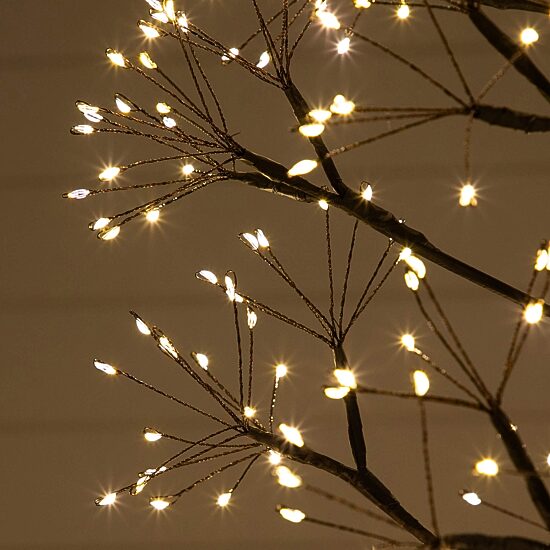 Nearly Natural 6ft Pre-Lit Halloween Starburst Lighted Indoor Artificial Tree