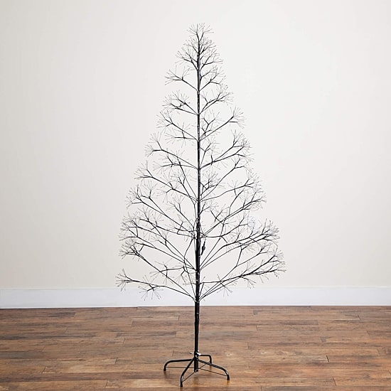 Nearly Natural 6ft Pre-Lit Halloween Starburst Lighted Indoor Artificial Tree