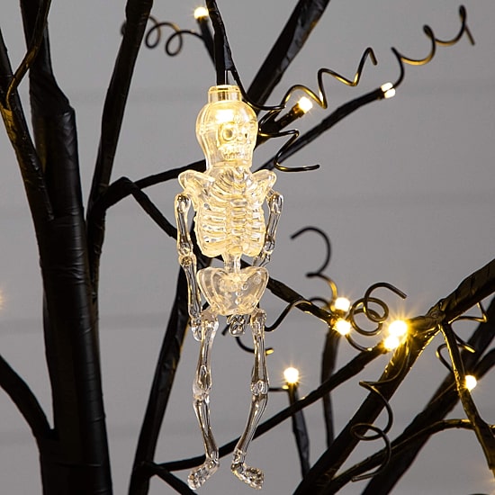Nearly Natural 5ft Pre-Lit Halloween Pumpkins Lighted Indoor Artificial Tree