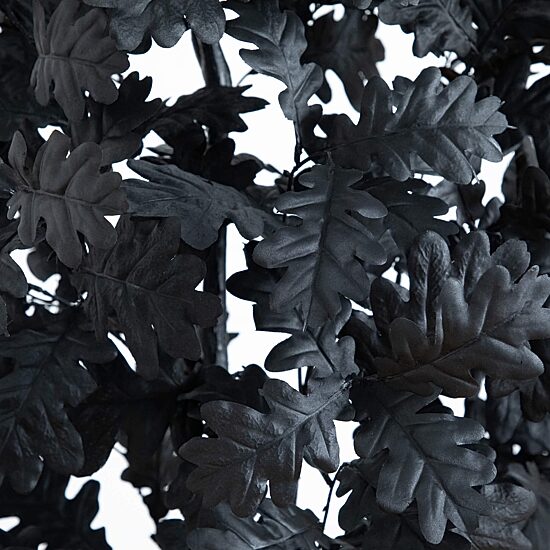 Nearly Natural 6ft Halloween Black Oak Indoor Artificial Tree