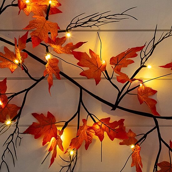Nearly Natural Halloween Indoor Garland