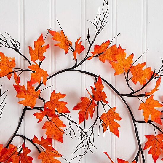 Nearly Natural Halloween Indoor Garland