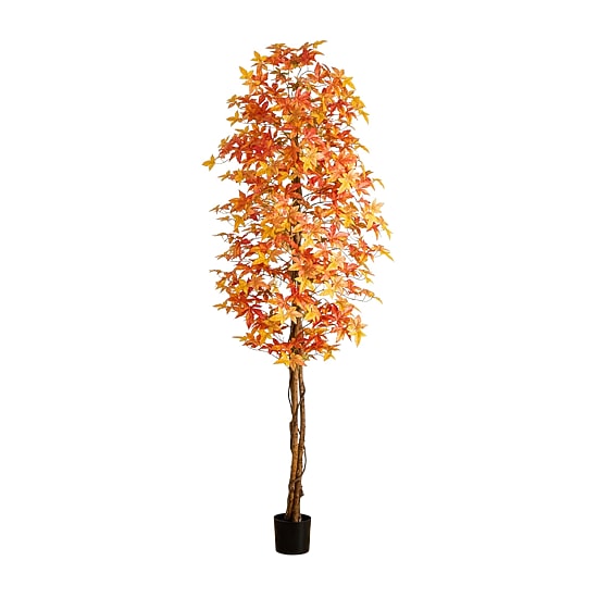 Nearly Natural 9ft Deluxe Maple Fall Indoor Artificial Tree