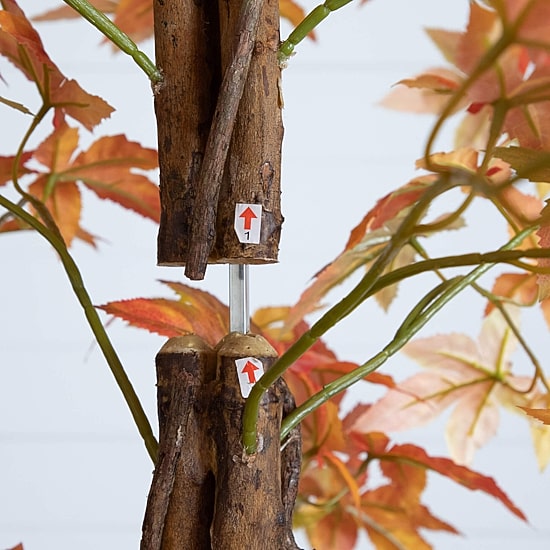 Nearly Natural 9ft Deluxe Maple Fall Indoor Artificial Tree