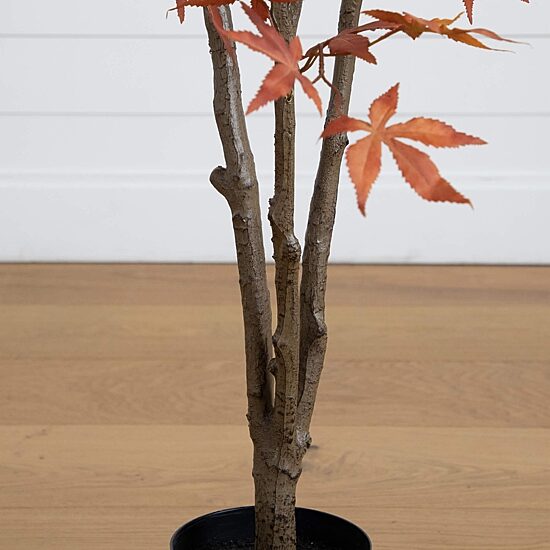 Nearly Natural 5ft Autumn Maple Indoor Artificial Tree