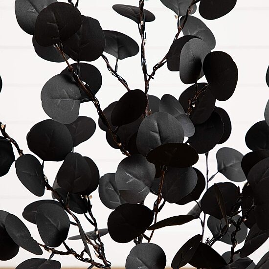 Nearly Natural Eucalyptus Lighted Indoor Artificial Tree
