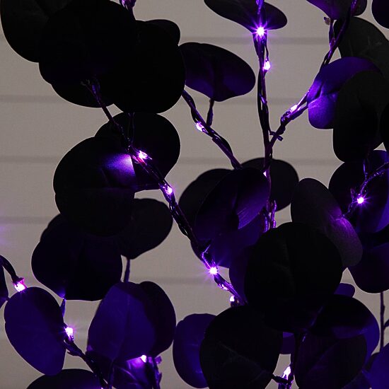 Nearly Natural Eucalyptus Lighted Indoor Artificial Tree