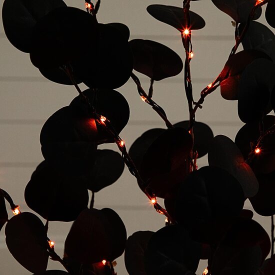 Nearly Natural Eucalyptus Lighted Indoor Artificial Tree