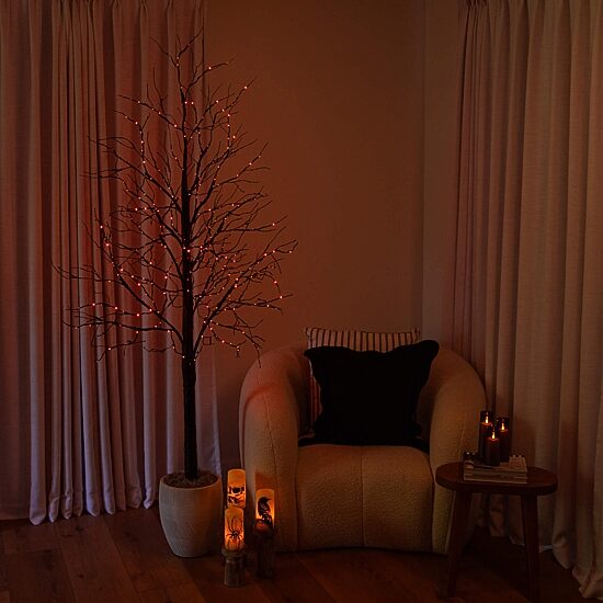 Nearly Natural Lighted Indoor Artificial Tree