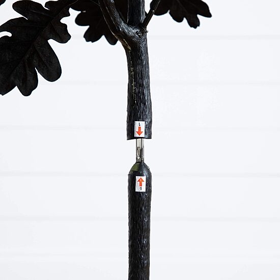Nearly Natural 5ft Black Oak Halloween Indoor Artificial Tree