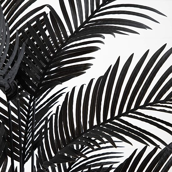 Nearly Natural 6ft Black Paradise Palm Indoor Artificial Tree