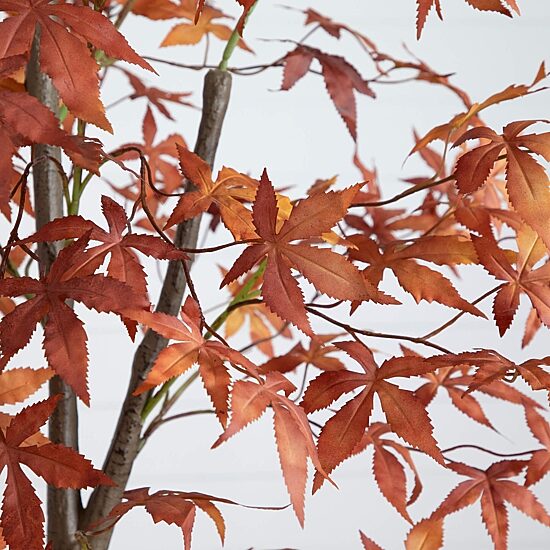 Nearly Natural 7ft Japanese Maple Fall Indoor Artificial Tree