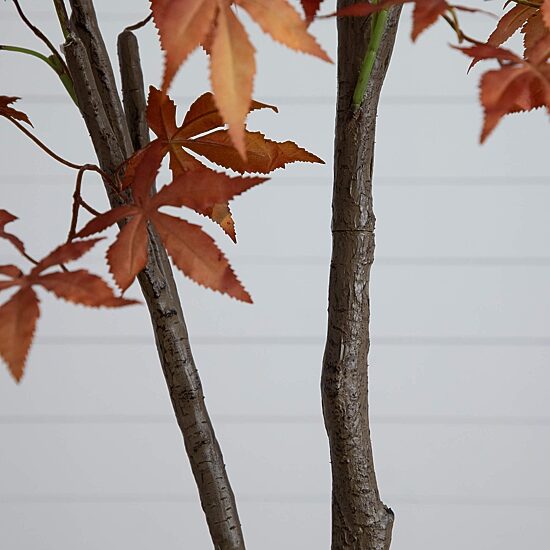 Nearly Natural 7ft Japanese Maple Fall Indoor Artificial Tree