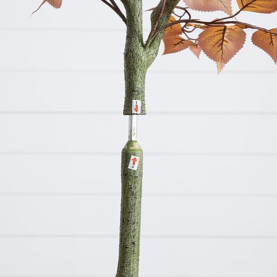 Nearly Natural 5ft Autumn Birch Leaf Indoor Artificial Tree