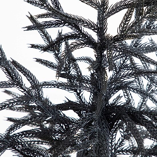 Nearly Natural 4ft Halloween Black Pine Christmas Indoor Artificial Tree