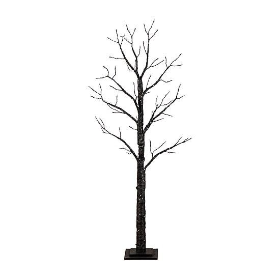 Nearly Natural 5ft Pre-Lit Halloween Twig Lighted Indoor Artificial Tree