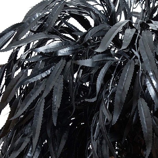 Nearly Natural 4ft Halloween Black Willow Indoor Artificial Tree