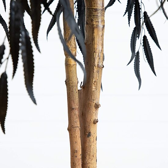 Nearly Natural 4ft Halloween Black Willow Indoor Artificial Tree