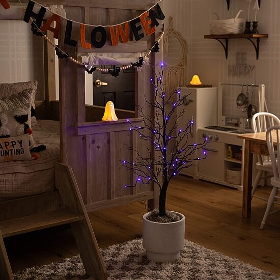 Nearly Natural Lighted Indoor Artificial Tree
