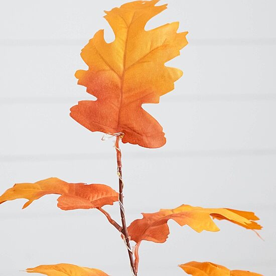 Nearly Natural 3ft Pre-Lit Autumn Maple Lighted Indoor Artificial Tree