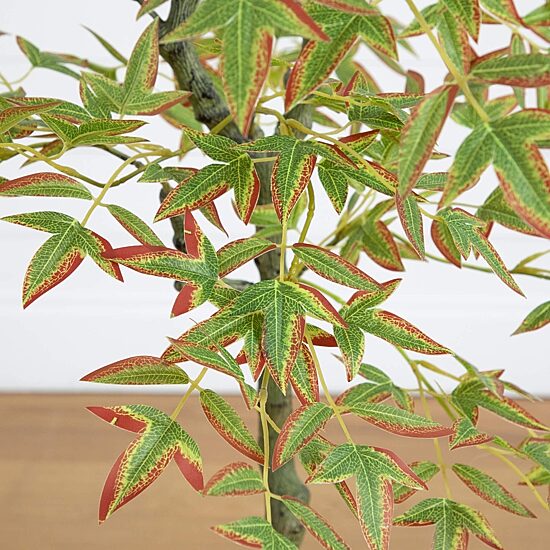 Nearly Natural 4ft Autumn Nandina Indoor Artificial Tree