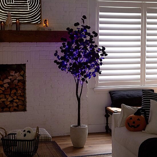 Nearly Natural Lighted Indoor Artificial Tree