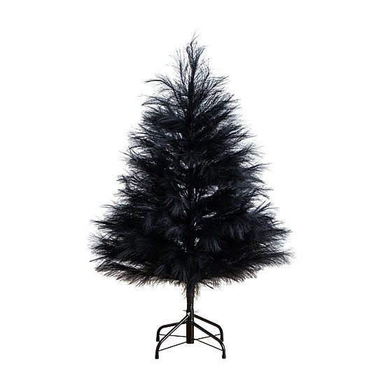 Nearly Natural Halloween Pampas Indoor Artificial Tree