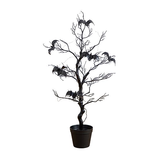 Nearly Natural 3ft Pre-Lit Halloween Twig Lighted Indoor Artificial Tree