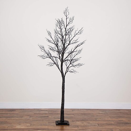 Nearly Natural Pre-Lit Halloween Minimalist Twig Lighted Indoor Artificial Tree