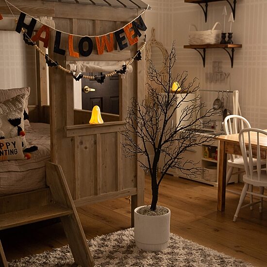 Nearly Natural Lighted Indoor Artificial Tree
