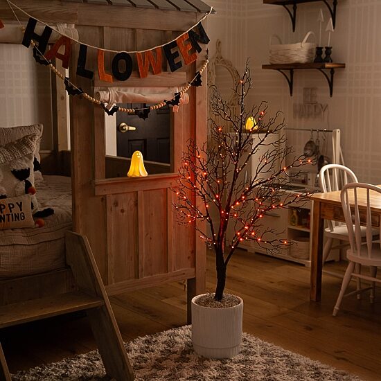 Nearly Natural Lighted Indoor Artificial Tree
