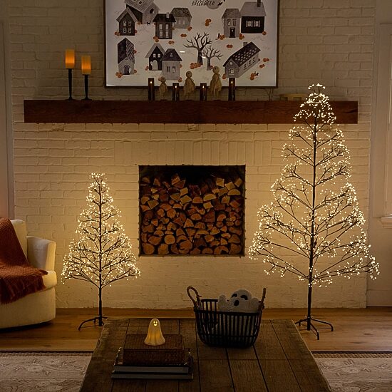Nearly Natural Lighted Indoor Artificial Tree