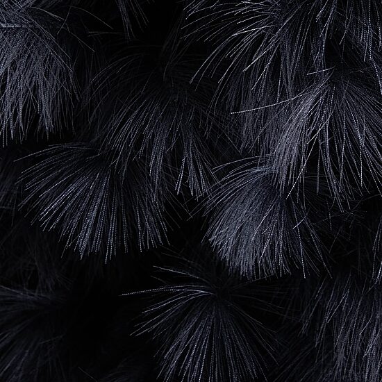 Nearly Natural 6ft Black Pampas Grass Indoor Artificial Tree