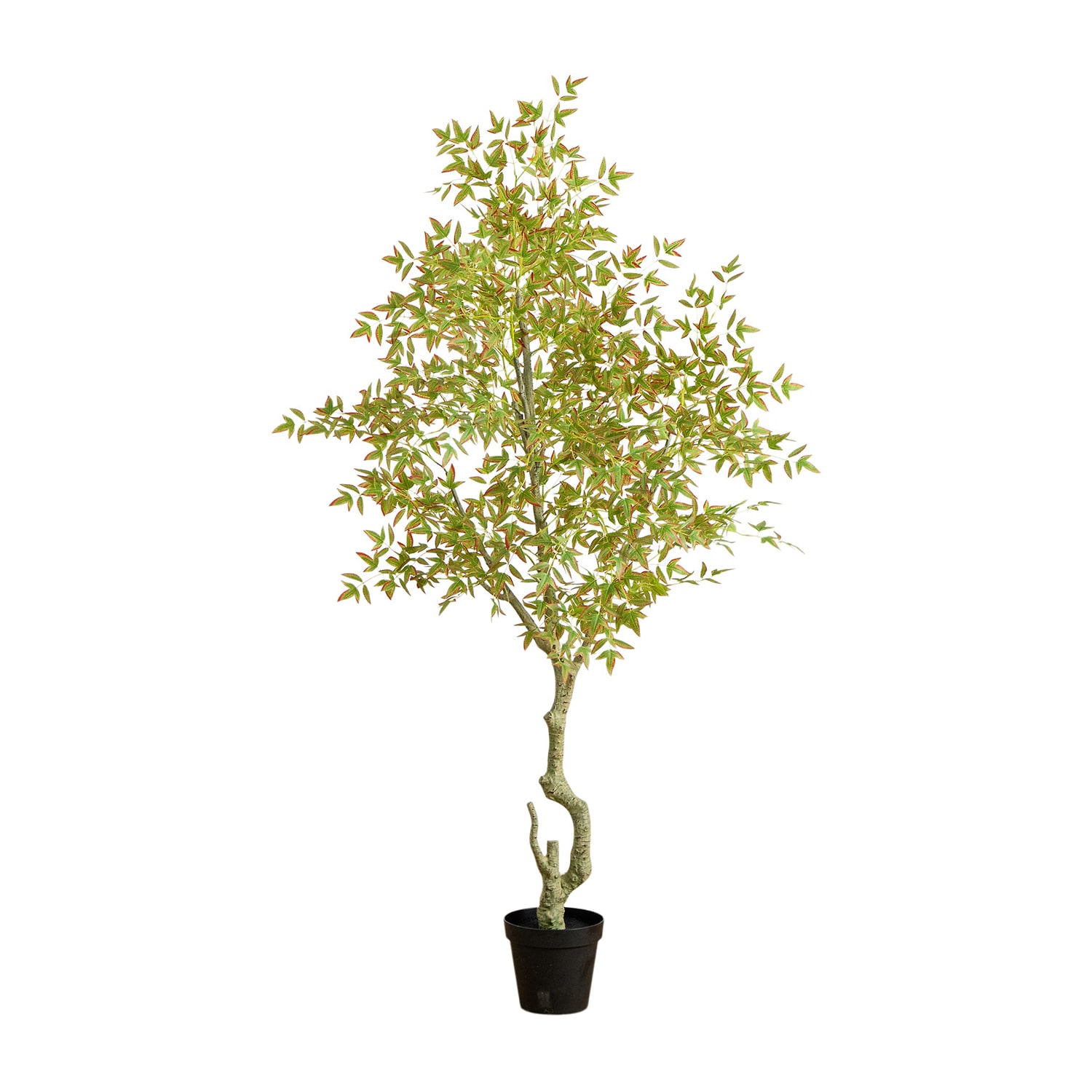 Nearly Natural 7ft Autumn Nandina Indoor Artificial Tree