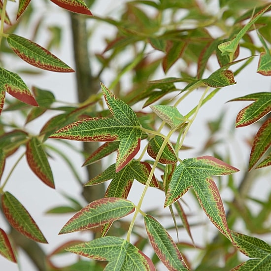 Nearly Natural 7ft Autumn Nandina Indoor Artificial Tree