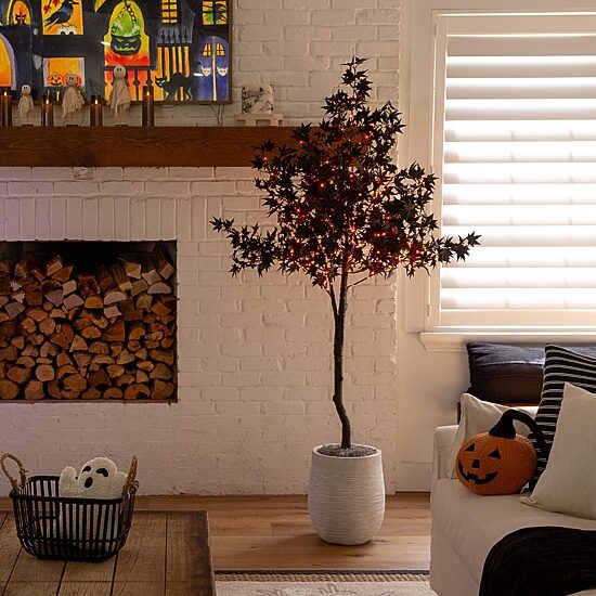 Nearly Natural Lighted Indoor Artificial Tree